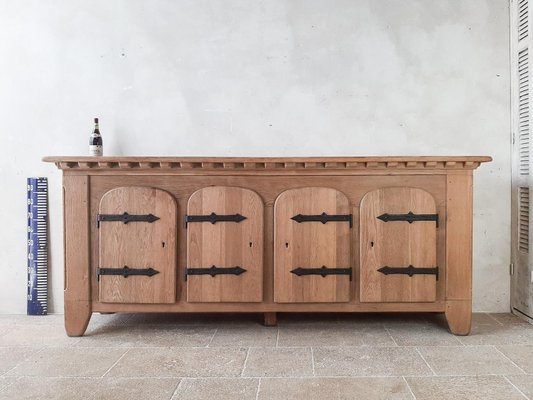 Spanish Oak Credenza, 1940s-TDA-1376324