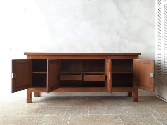 Spanish Oak Credenza, 1940s-TDA-1376325