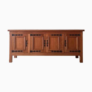 Spanish Oak Credenza, 1940s-TDA-1376325