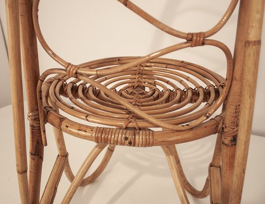 Spanish Rattan Chair, 1960s-KT-967960