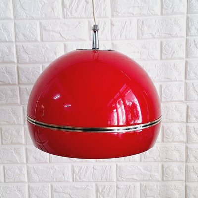 Spanish Red Hanging Lamp, 1960s-FRB-1762976