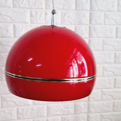 Spanish Red Hanging Lamp, 1960s-FRB-1762976