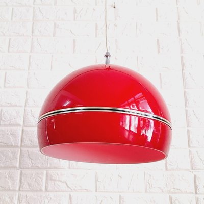 Spanish Red Hanging Lamp, 1960s-FRB-1762976