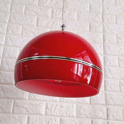 Spanish Red Hanging Lamp, 1960s-FRB-1762976