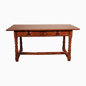 Spanish Renaissance Desk in Walnut, 17th Century-HPU-1767628