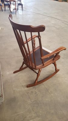 Spanish Rocking Chair in Oak-PTH-1352948