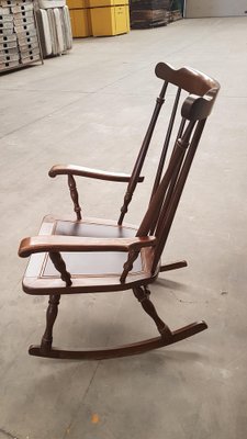 Spanish Rocking Chair in Oak-PTH-1352948