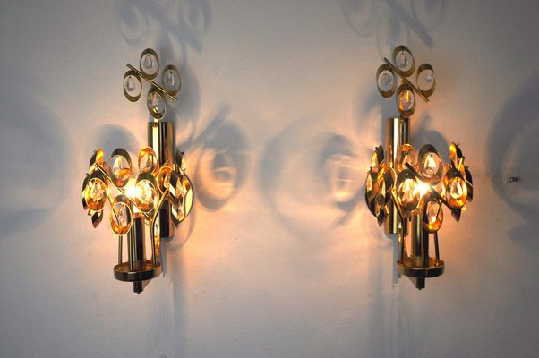 Spanish Sconces by Ernst Palme for Palwa, 1980s, Set of 2-EJE-1028442