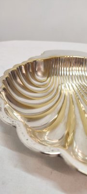 Spanish Shell-Shaped Brass Tray, 1970s-RGF-1336849