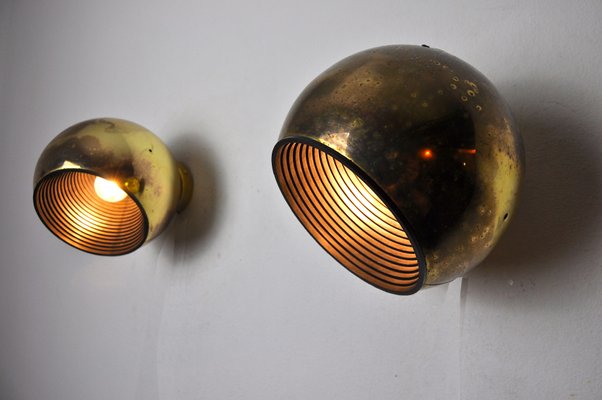 Spanish Space-Age Sconces from Fase, 1970s, Set of 2-EJE-1327991