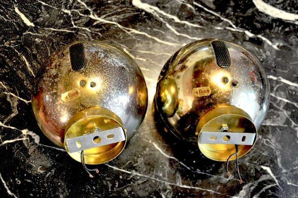 Spanish Space-Age Sconces from Fase, 1970s, Set of 2-EJE-1327991