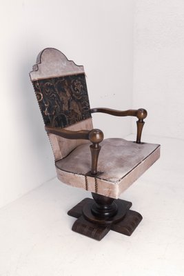 Spanish Swivel Desk Armchair, 1940s-RIU-1141770