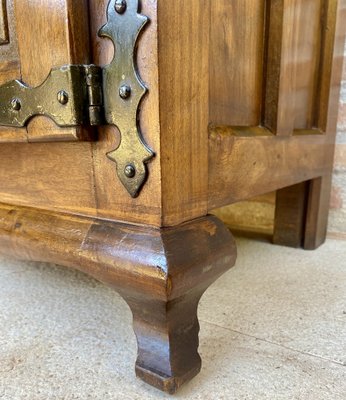 Spanish Walnut Chest with Drawer and Door, 1930s-NOU-1819556