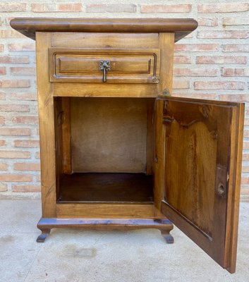 Spanish Walnut Chest with Drawer and Door, 1930s-NOU-1819556