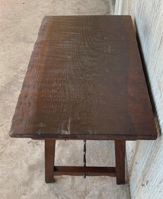 Spanish Walnut Side Table, 1880s-PSK-1002729