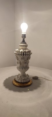 Spanish White Table Lamp, 1960s-RGF-1417193