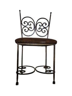 Spanish Wrought-Iron Chairs, Set of 3-TCS-1763268