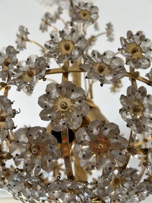 Sparkling Floreal Murano Chandelier, 1980s-OVO-1732647