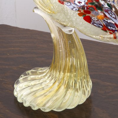 Spectacular Single Piece Sculpture Fish on a Murano Glass Base, 1990s-MPO-1048793