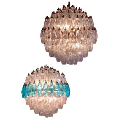 Spherical Poliedri Pendant Lamp in Murano Glass-MBH-1032614