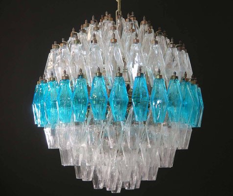 Spherical Poliedri Pendant Lamp in Murano Glass-MBH-1032614