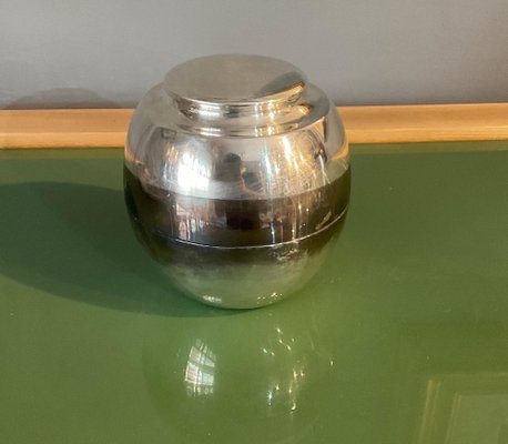 Spherical Silver Plate by Lino Sabattini, 1960-HQI-1743396