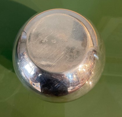 Spherical Silver Plate by Lino Sabattini, 1960-HQI-1743396