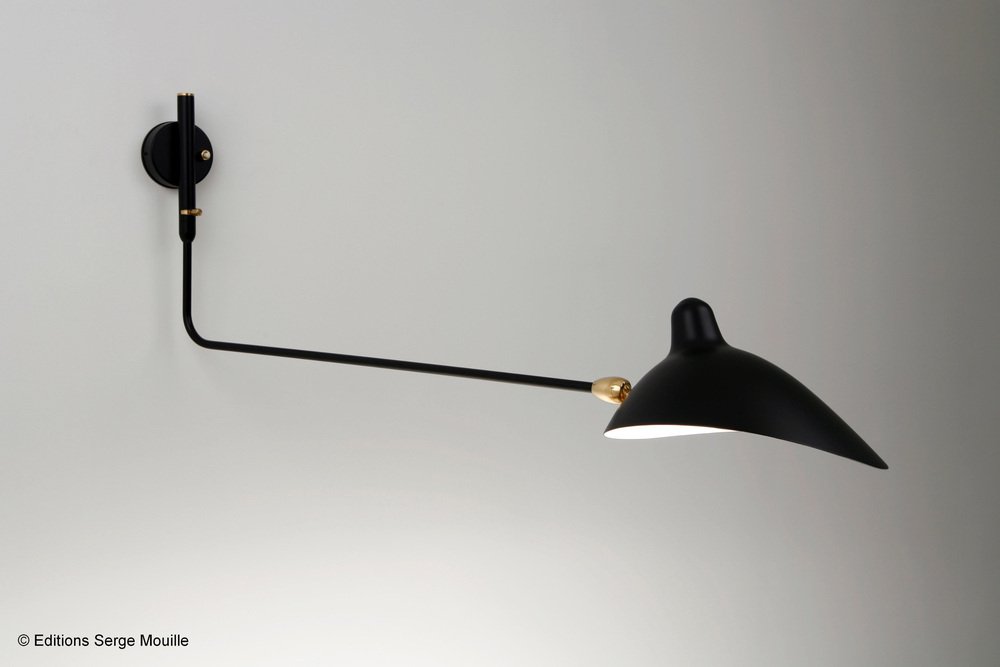 Spider 5 Still Arms Sconce by Serge Mouille