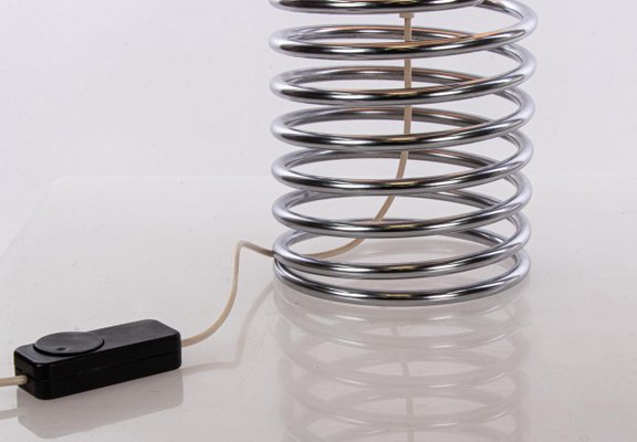 Spirale Table Lamp in Glass & Chrome by Ingo Maurer for Design M, 1965-DEK-932641