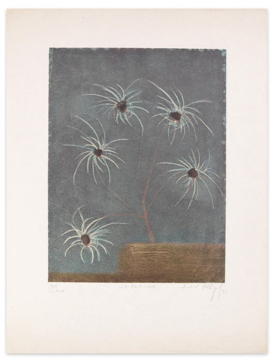 Spiroflora - Original Etching and Aquatint by J.J.J. Rigal - 1971 1971