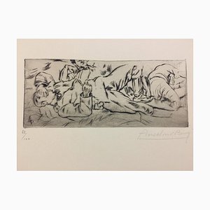 Spleen - Original Etching by Anselmo Bucci - 1917 1917-ZCI-761924