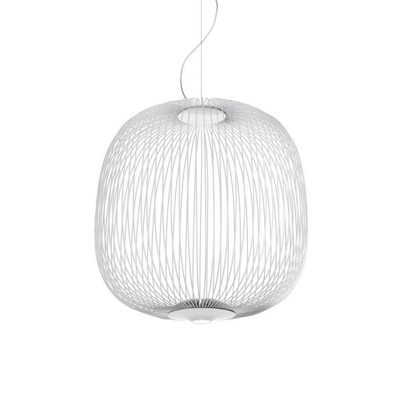 [국내재고] SPOKES 2 - LED epoxy paint steel pendant lamp / 모델-Spokes 2 dimmable / 색상-White