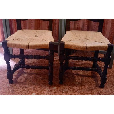 Spool Chairs, 1800s, Set of 2-RAQ-687608