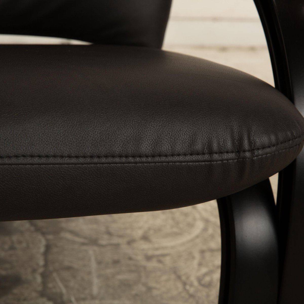 Spot 689 Fabric Armchair in Black from Wk Wohnen