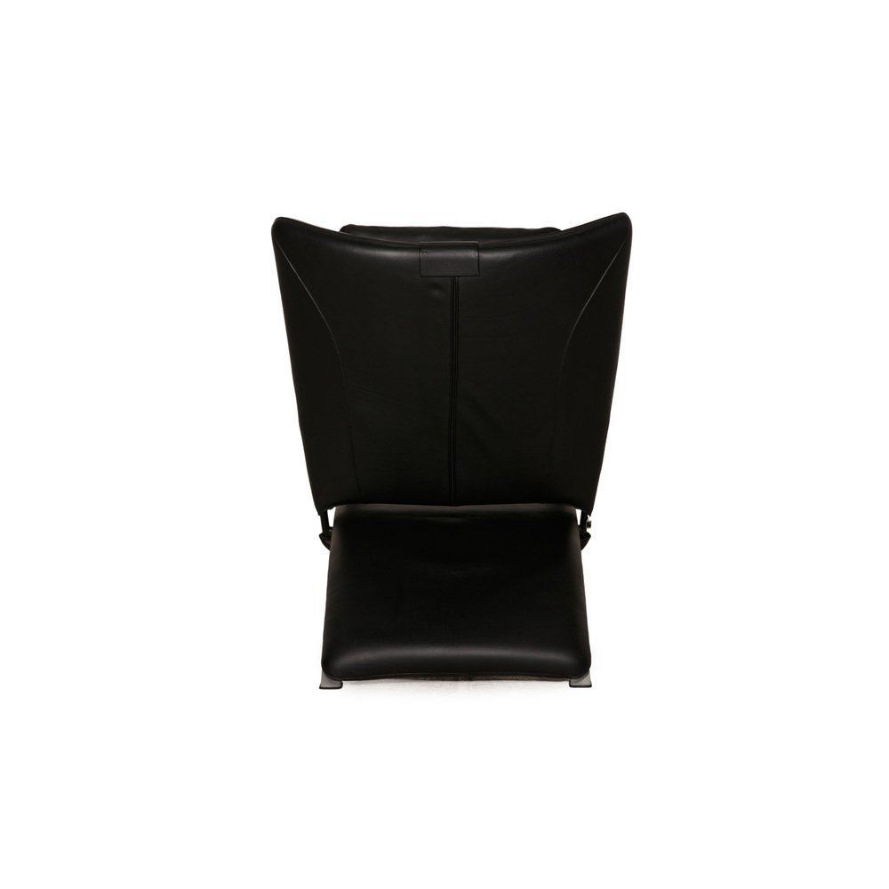 Spot 698 Lounge Chair in Black Leather from WK Wohnen