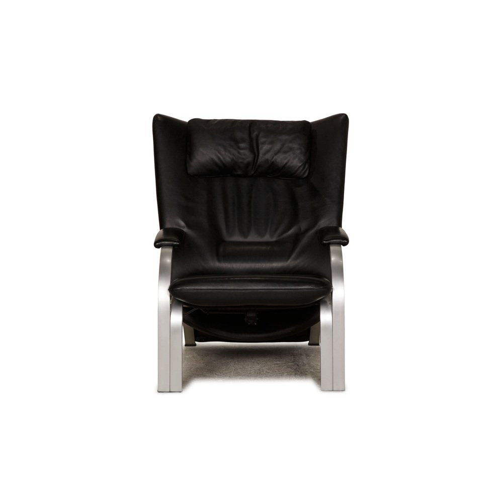 Spot 698 Lounge Chair in Black Leather from WK Wohnen