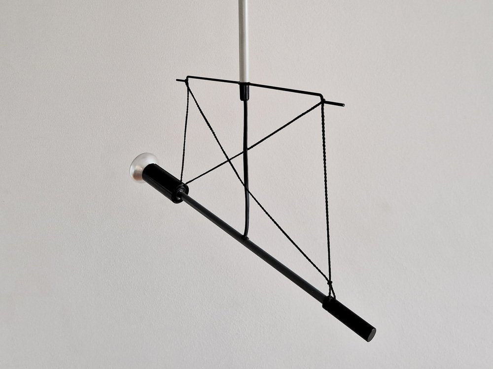 Spot Torch ST Grey and Black by Herman Hermsen for Designum, the Netherlands, 1982