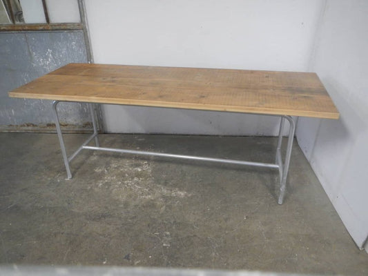 Spruce Table on Aluminium Base, 1960s