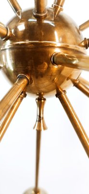 Sputnik 18-Light Hanging Lamp in Brass-QLH-1820845