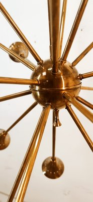 Sputnik 18-Light Hanging Lamp in Brass-QLH-1820845