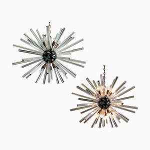 Sputnik Chandeliers in Murano Glass, Set of 2-OVO-1235321