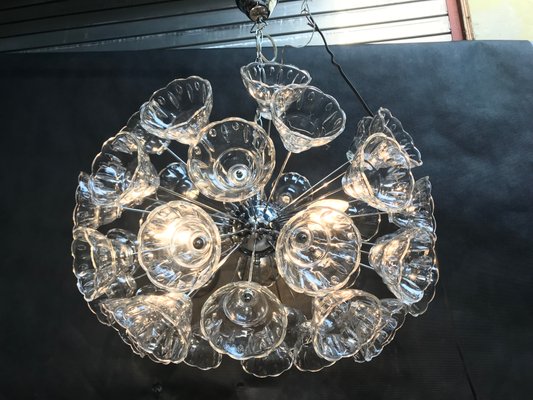 Sputnik Crystal Ceiling Lamp in Chrome-WQQ-1195742