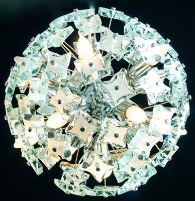 Sputnik Cut-Glass Chandelier from Fontana Arte, 1960s-MBH-1032037