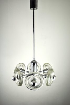 Sputnik Glass Ceiling Lamp, 1940s-ZDM-593532