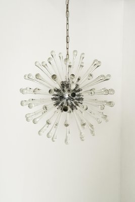 Sputnik Murano Glass Drops Chandelier, Italy, 1960s-UQV-1451103