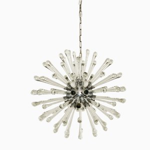 Sputnik Murano Glass Drops Chandelier, Italy, 1960s-UQV-1451103