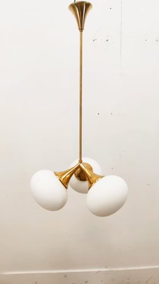 Sputnik Pendant in Brass with Three Suspensions-QLH-1017055