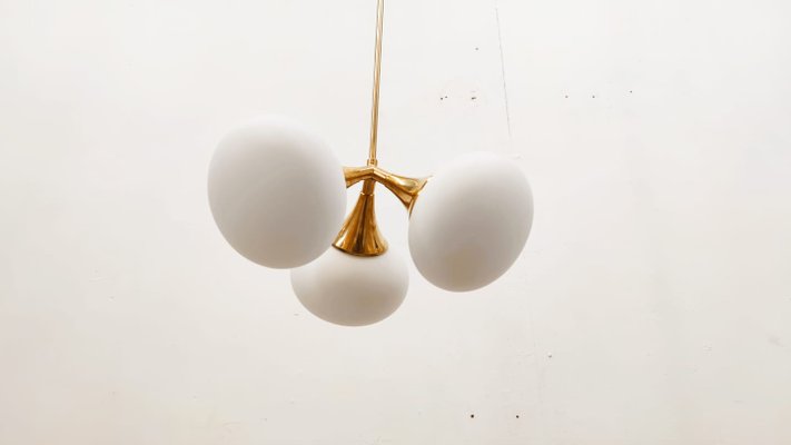 Sputnik Pendant in Brass with Three Suspensions-QLH-1017055