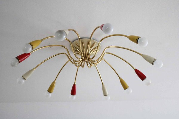 Sputnik Spider Ceiling Lamp, 1950s-FJP-1771598