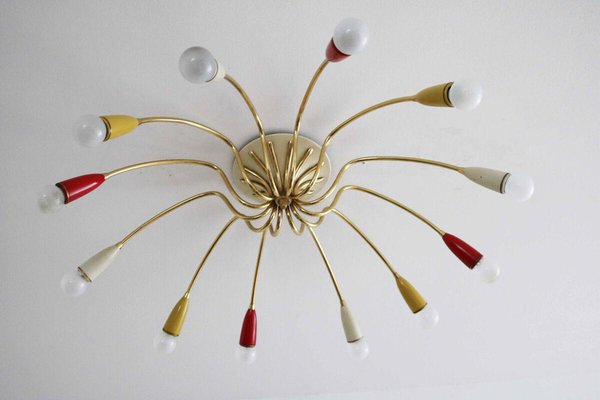 Sputnik Spider Ceiling Lamp, 1950s-FJP-1771598